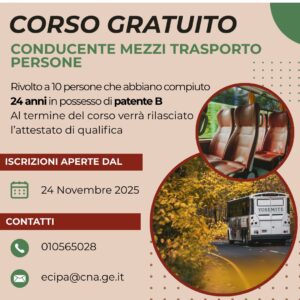 Conducente Mezzi Trasporto Persone